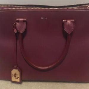 Lauren Ralph Lauren Newbury Double Zip Satchel